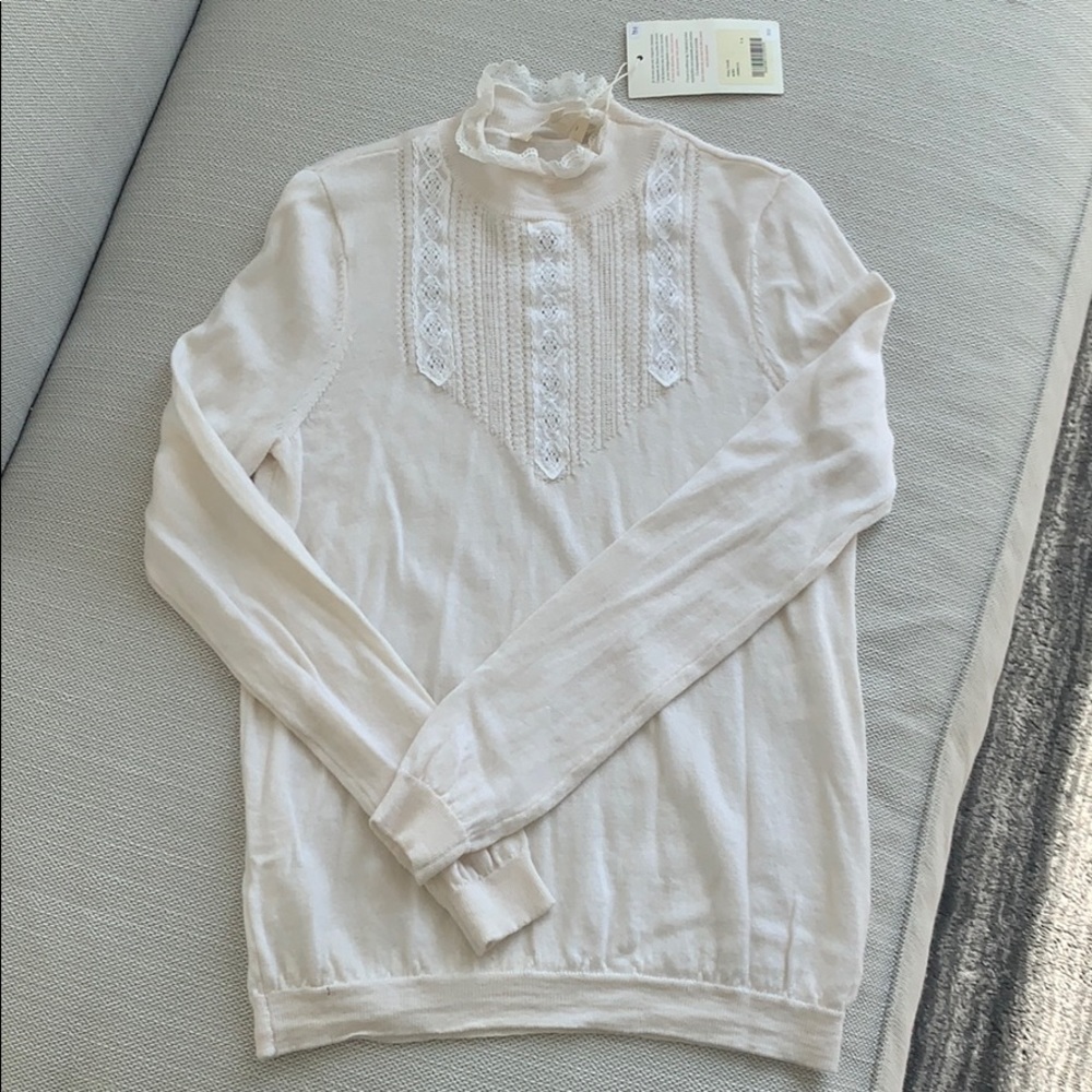 Sézane Tullio Pullover Ecru